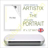 8" x 12" Carrier Sheet Cutting Mat For The Graphtec Silhouette Portrait Artistix